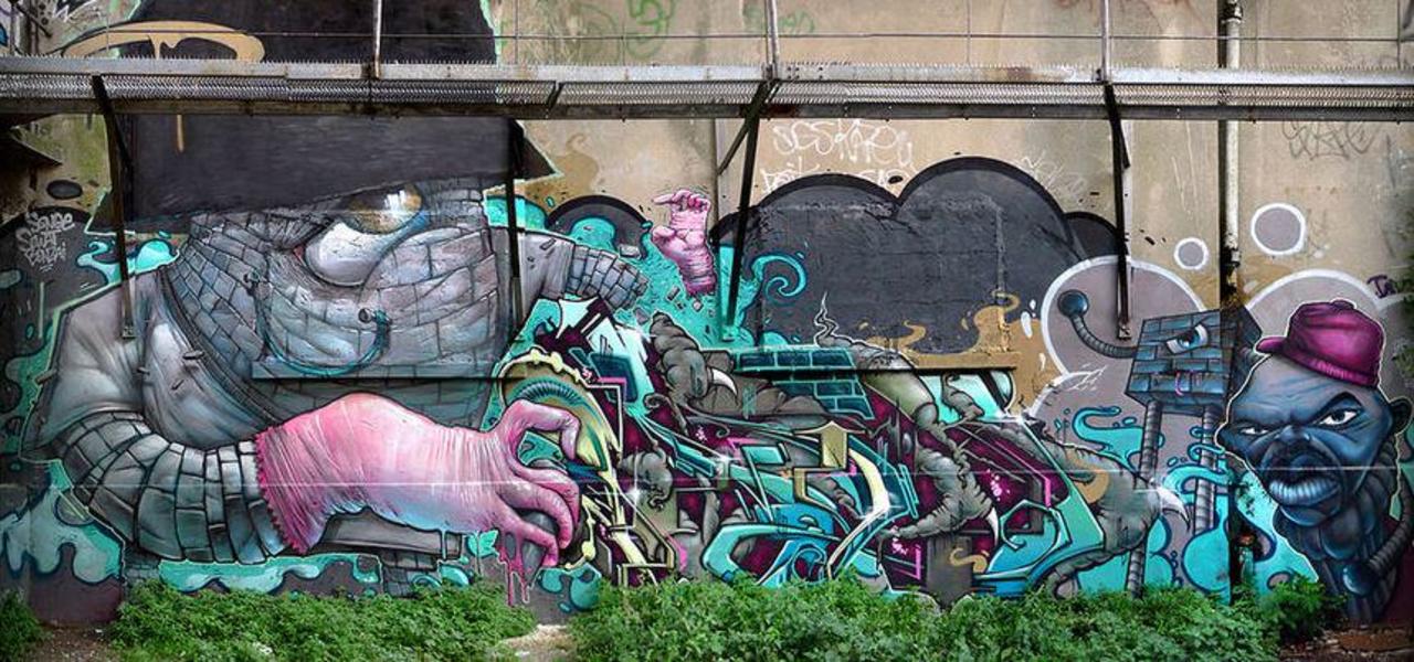RT @5putnik1: On walls we speak of what we've become • #streetart #graffiti #art #funky #dope . : http://t.co/SLvZ0MWs1f