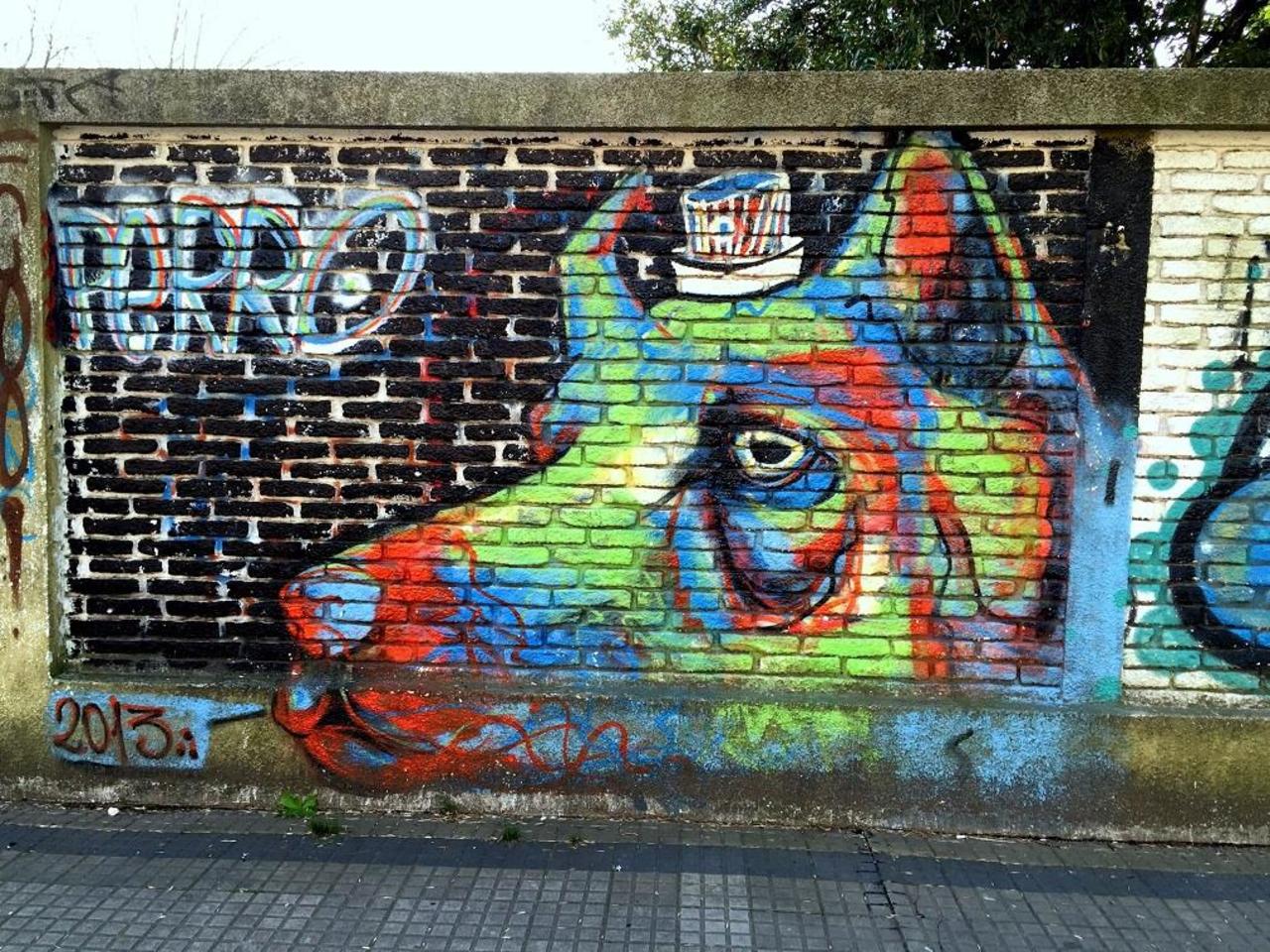 #Graffiti de hoy: << The dog >> calle 9, 66y67 #LaPlata #Argentina #StreetArt #UrbanArt #ArteUrbano http://t.co/9AtzwaLUze