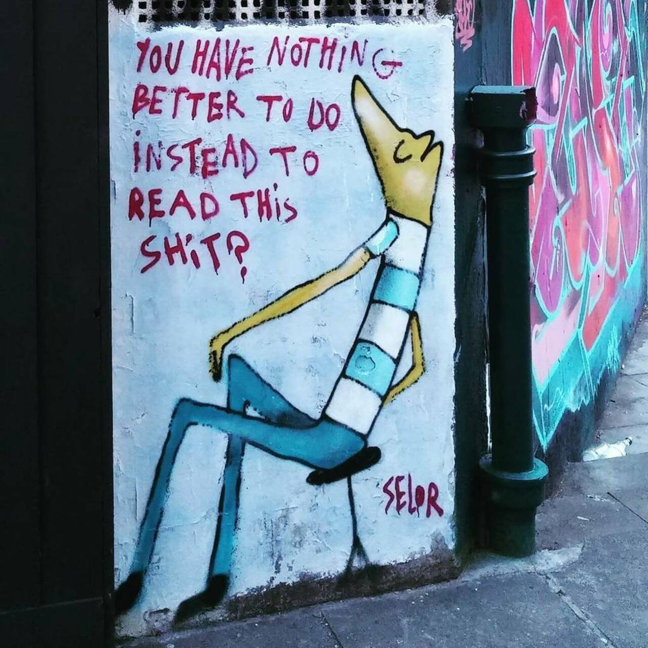 Street Art in London by David Selor #streetart #streetartlondon #graffiti #selor #DavidSelor #streetphotography #lo… http://t.co/RCOjUvQeRV