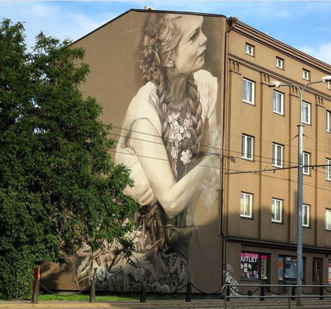 RT @GoogleStreetArt: Just completed Street Art from Guido Van Helten in Tallinn, Estonia 

#art #mural #graffiti #streetart http://t.co/yVdtIDQrly