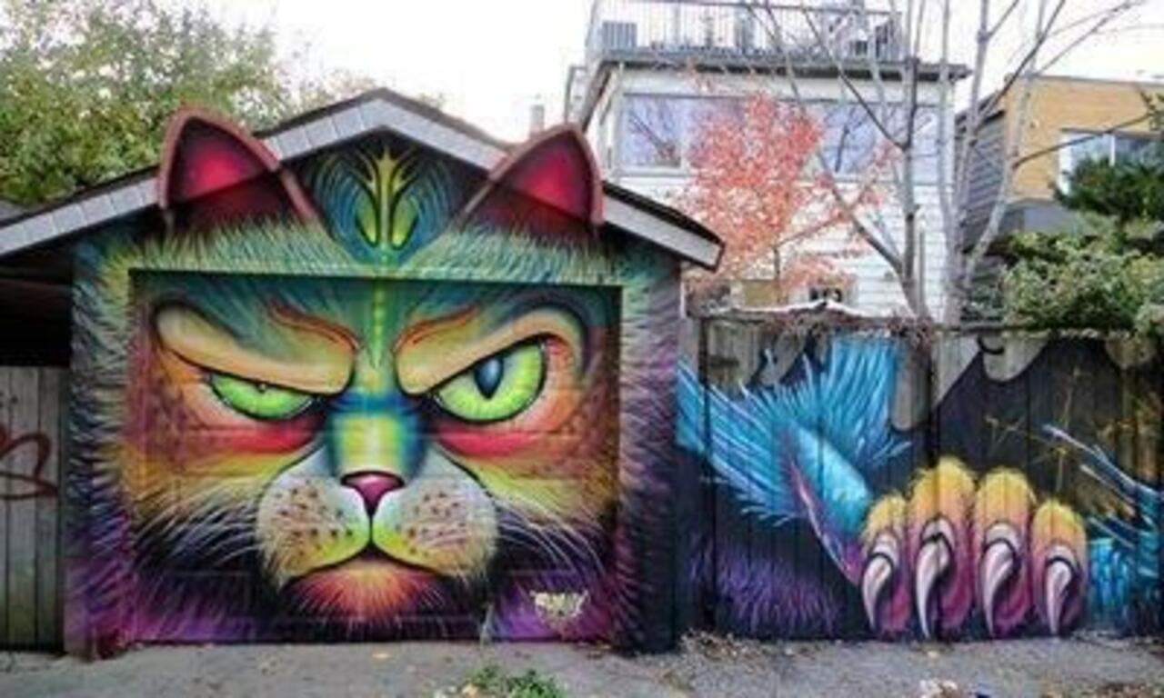 RT @richardbanfa: #Caturday #streetart #switch #bedifferent #graffiti #arte #art http://t.co/cqJiDW8abo