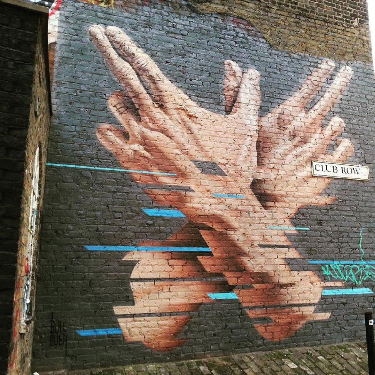 RT @StArtEverywhere: #shoreditch #streetartlondon #streetartshoreditch #graffiti #streetart #hands by culturalprovocateur http://t.co/br9TObQGo5