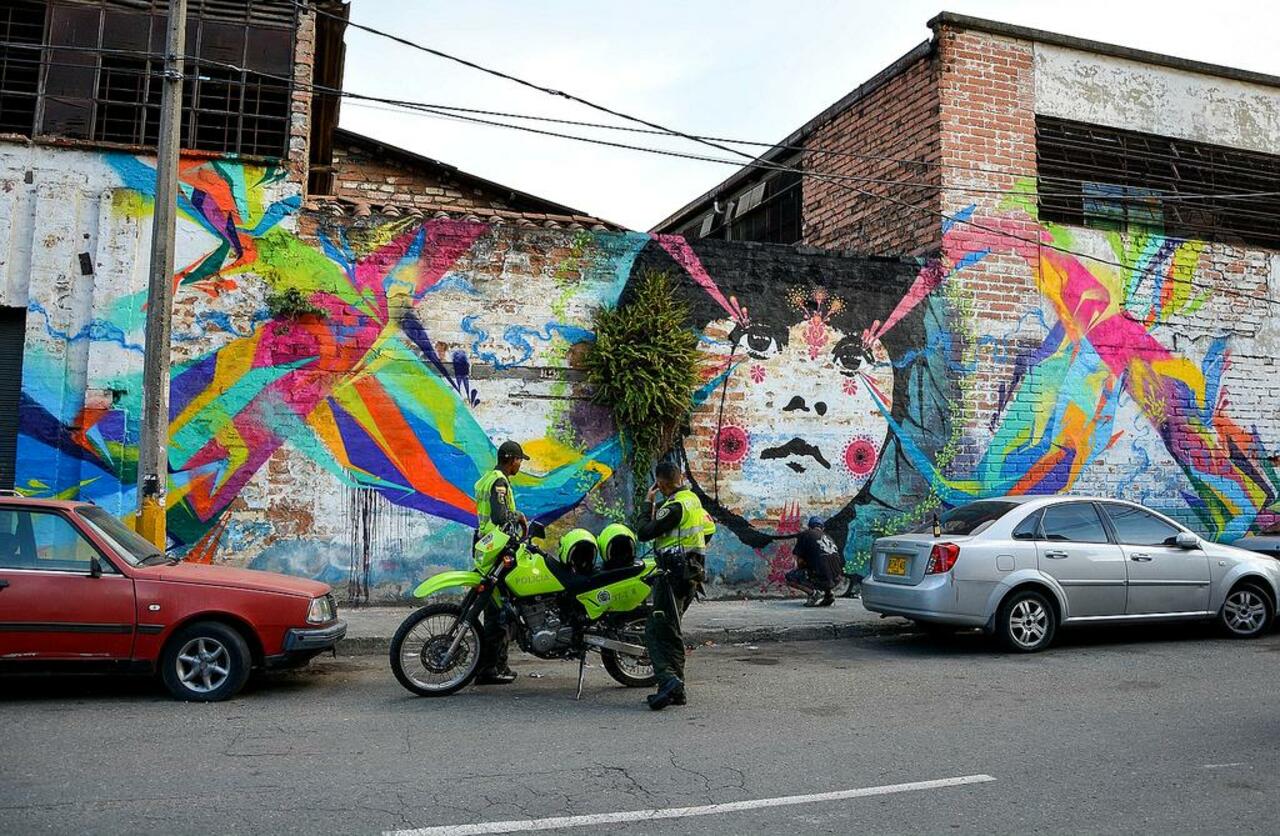 Street Art by StinkFish in #Medellín http://www.urbacolors.com #art #mural #graffiti #streetart http://t.co/k3yTv02KVC