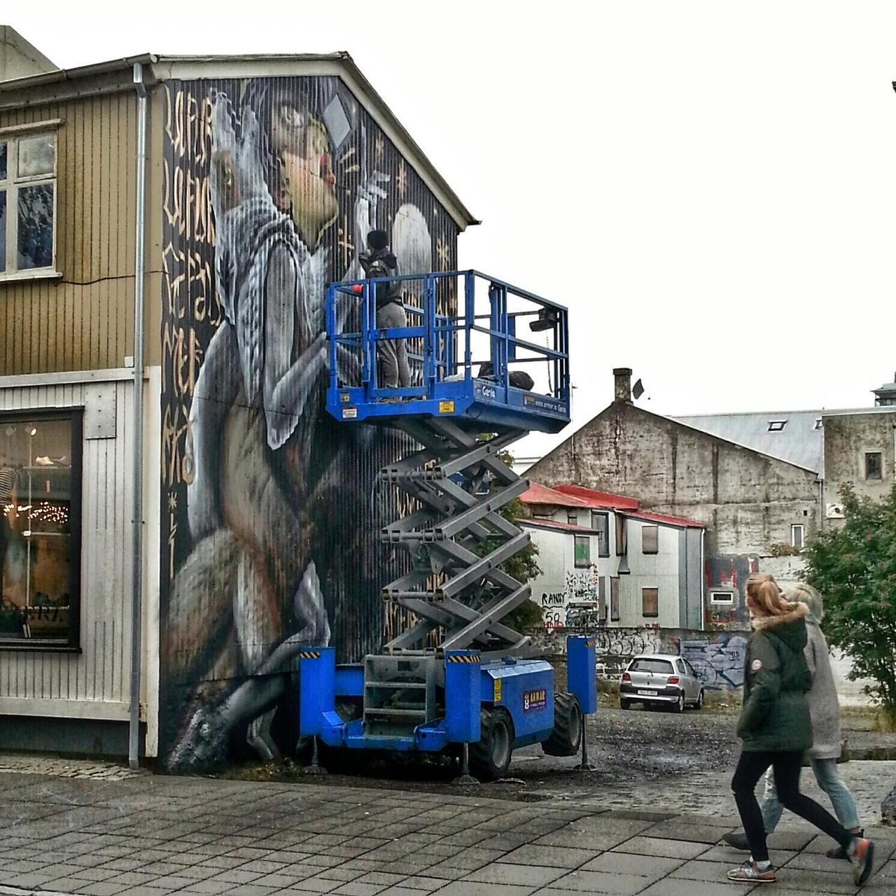 Paint the town. Streets of Reykjavik
 #graffiti #graffitiartist #photo #streetart #streetphotography #streetphoto http://t.co/kibk7LK3vp