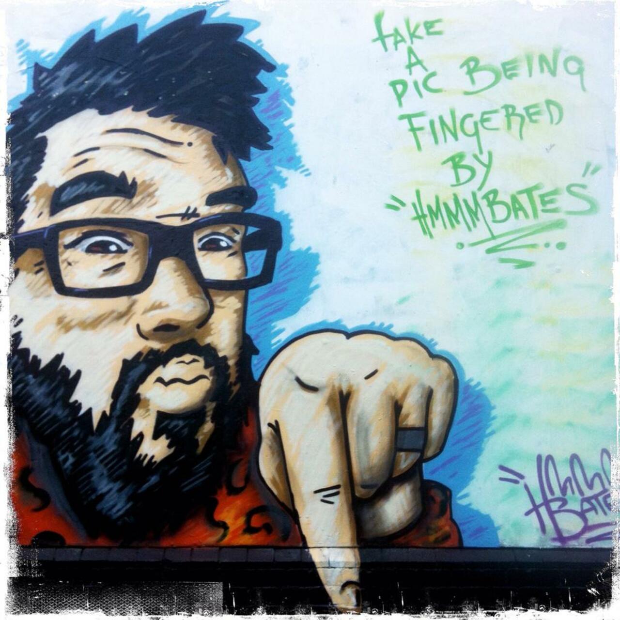 Fingered by @PauliBates at the Shoreditch Art Wall #shoreditchcurtain #streetart #graffiti http://t.co/tkct7L67FY
