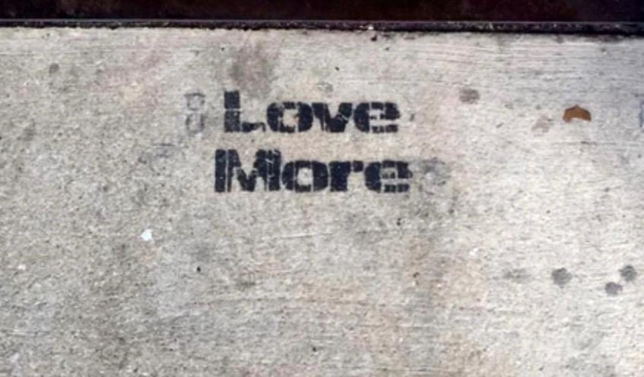 #lovemore #graffiti #streetart #Atx #soco found this on the ground outside @americanapparel http://t.co/i2cwhg4gyK