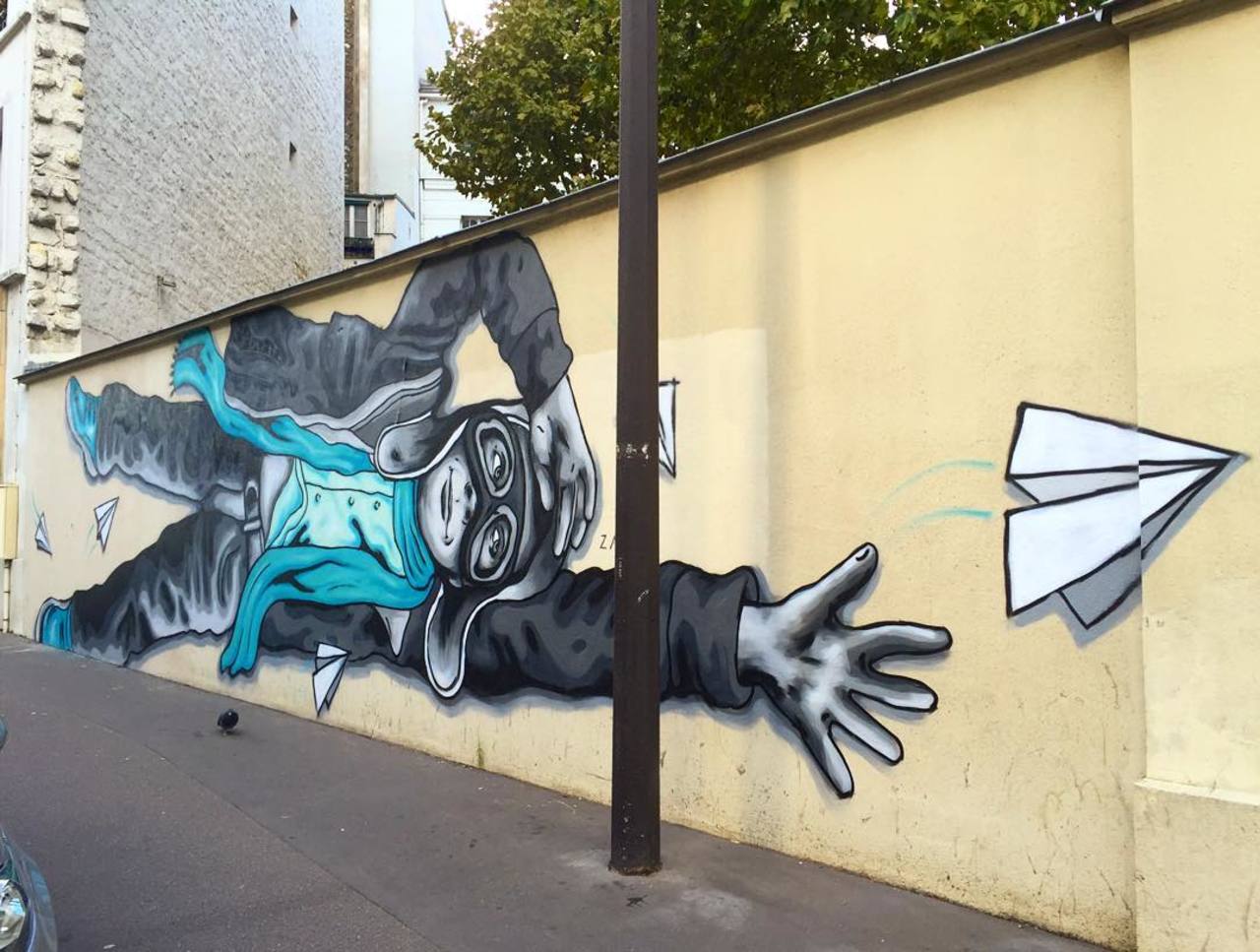 #Paris #graffiti photo by @jeanlucr http://ift.tt/1Nu7TZl #StreetArt http://t.co/pXmpxc6xp3