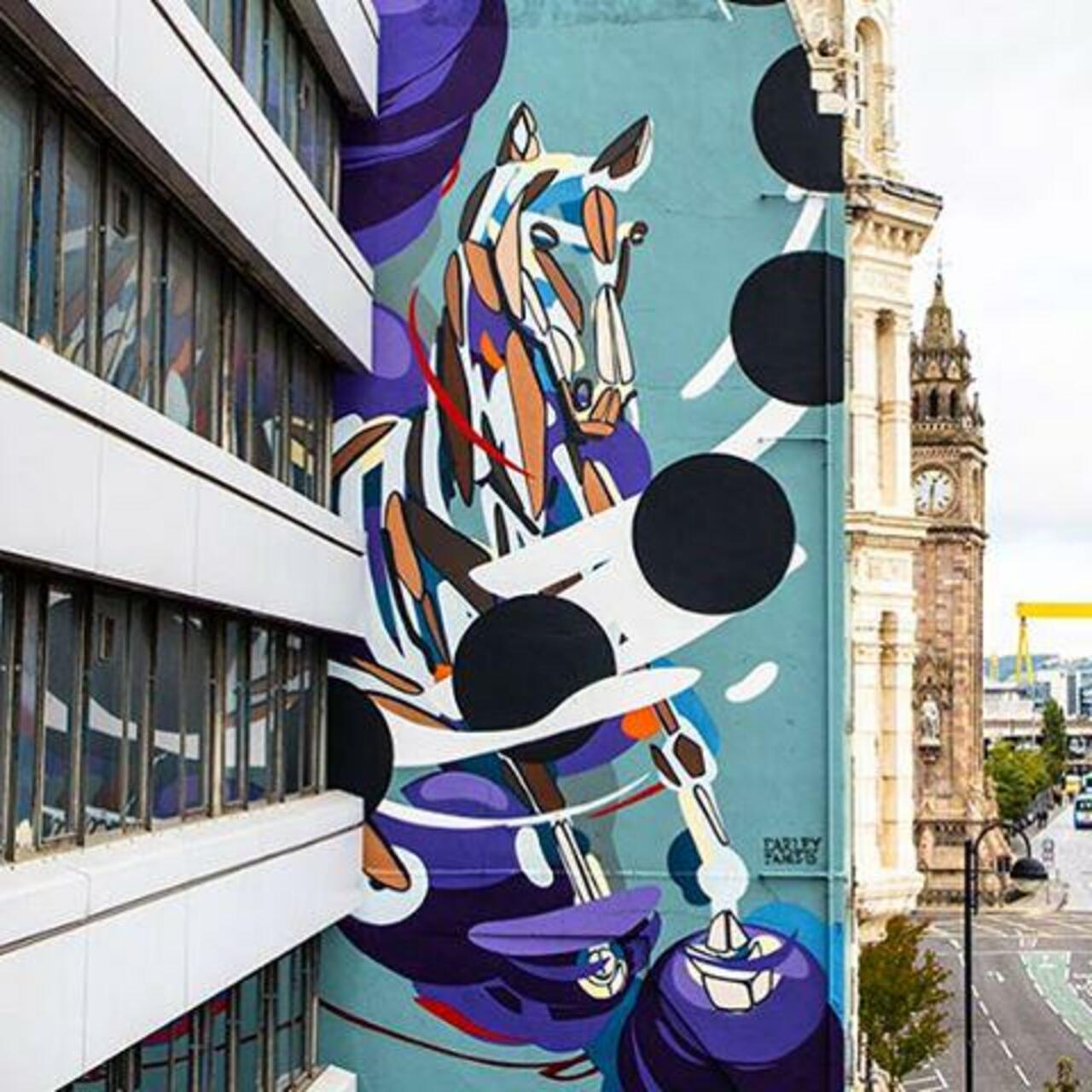 James Earley paints something new in Dublin, Ireland. #StreetArt #Graffiti #Mural http://t.co/k5k0WWAphX
