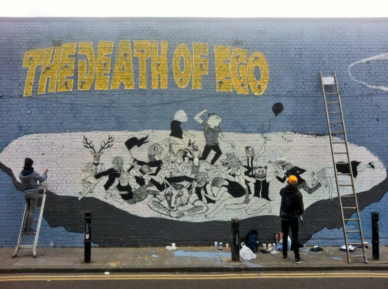 RT @BrickLaneArt: The Death of Ego

New work by @hausofpang on Hanbury Street #art #streetart #graffiti http://t.co/yG9j6t0oZa