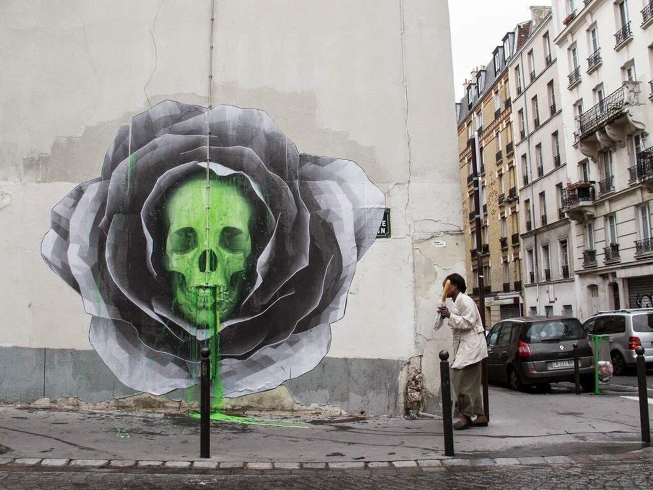 RT @QueGraffiti: Artista: Ludo 
París, Francia
#art #streetart #mural #graffiti http://t.co/g2tm8DpdhI