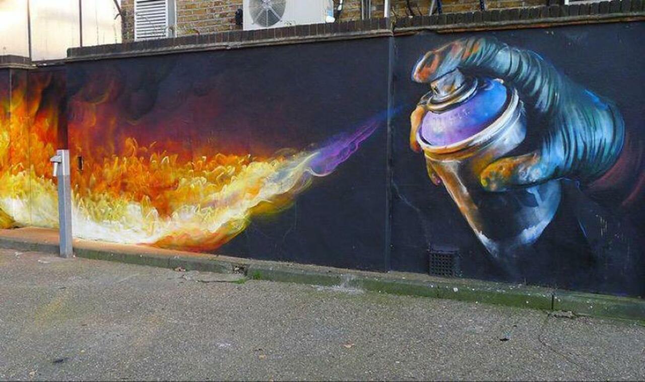 #streetart by #irony in #London #switch #graffiti #bedifferent #arte #art http://t.co/BHKGKUwwzG