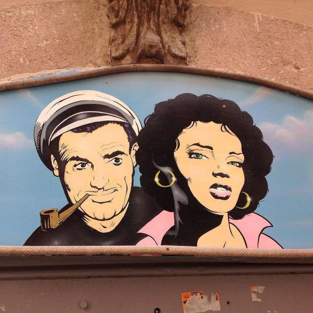 Une femme dans chaque port #street #streetart #streetartbarcelona #graff #graffiti #wallart #sprayart #urban #urbai… http://t.co/C1vWzWa7Bf