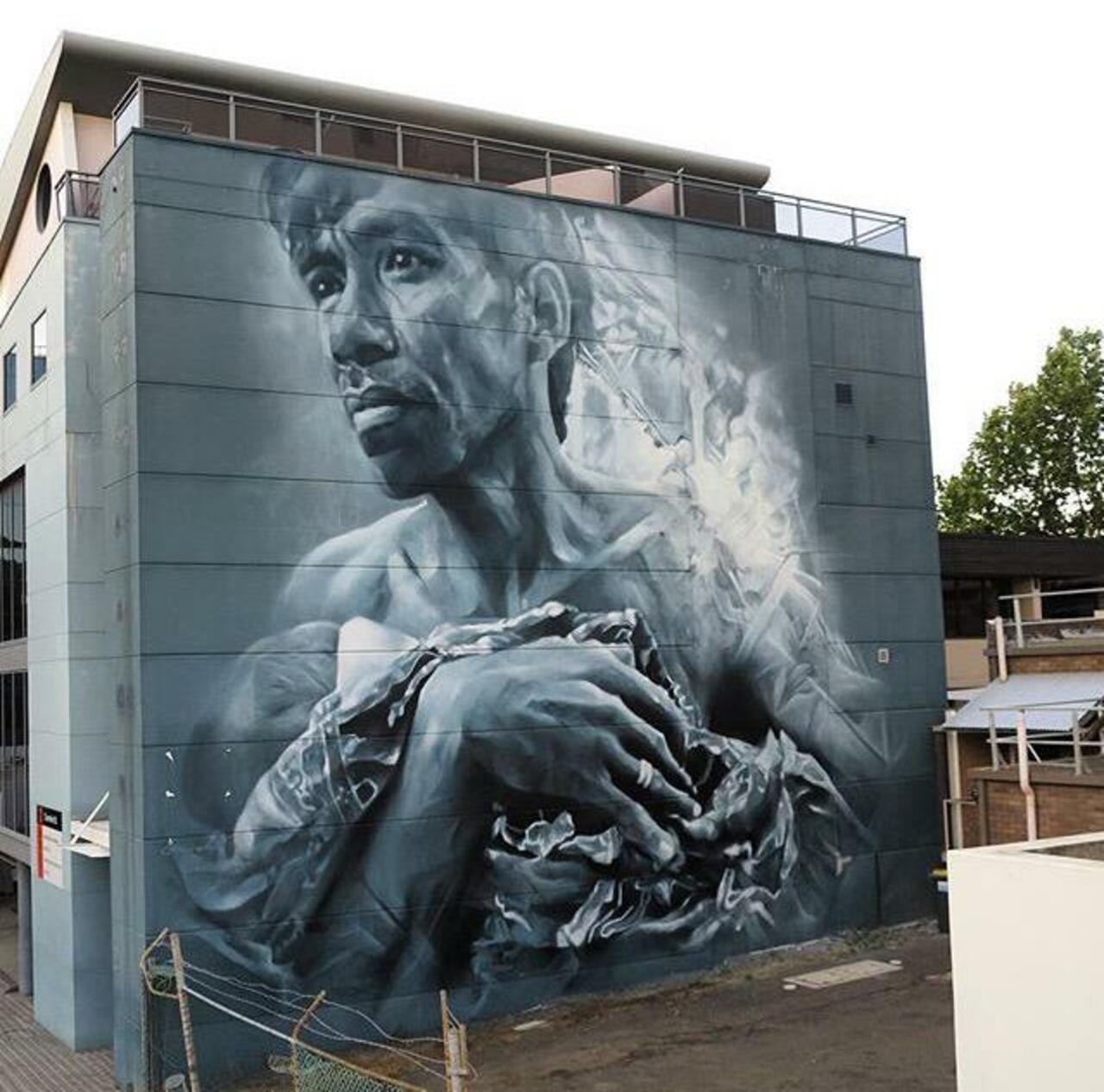 New Street Art by Guido Van Helten in Wollongong Australia 

#art #graffiti #mural #streetart http://t.co/49BI2AU60H googlestreetart chin…