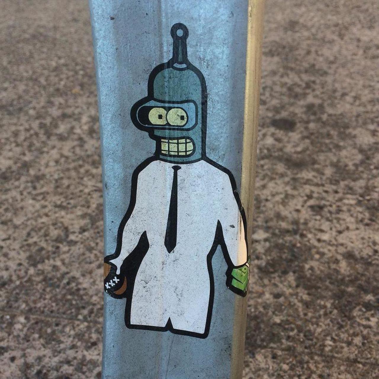 RT @StArtEverywhere: #Art #Graffiti #UrbanArt #StreetArtSF #StreetArt #SanFrancisco #BayArea #California #MrOmnomnom #Bender #Futurama #… http://t.co/ul3lirLwn1