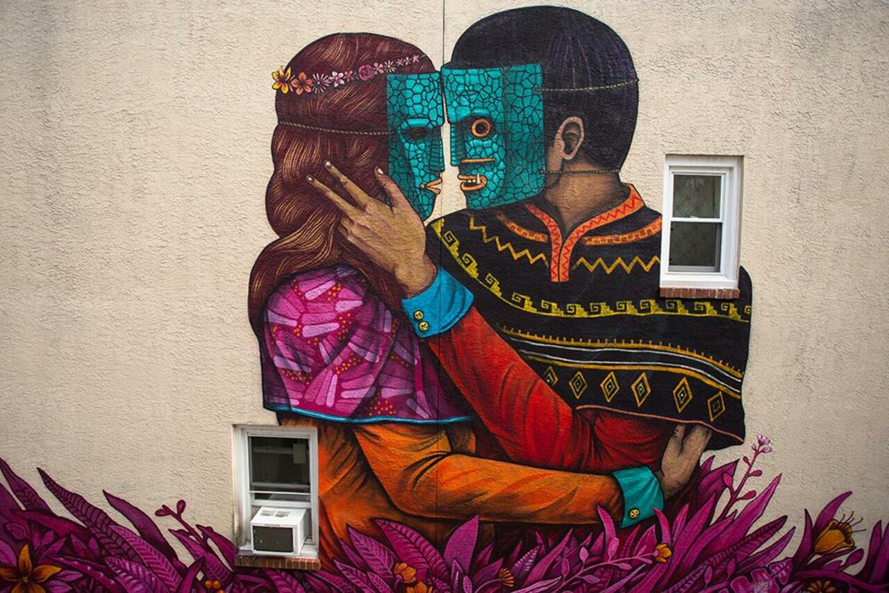 RT @thx2111: Saner paints a large mural in Philadelphia. #StreetArt #Graffiti #Mural http://t.co/GJXDyuctGp