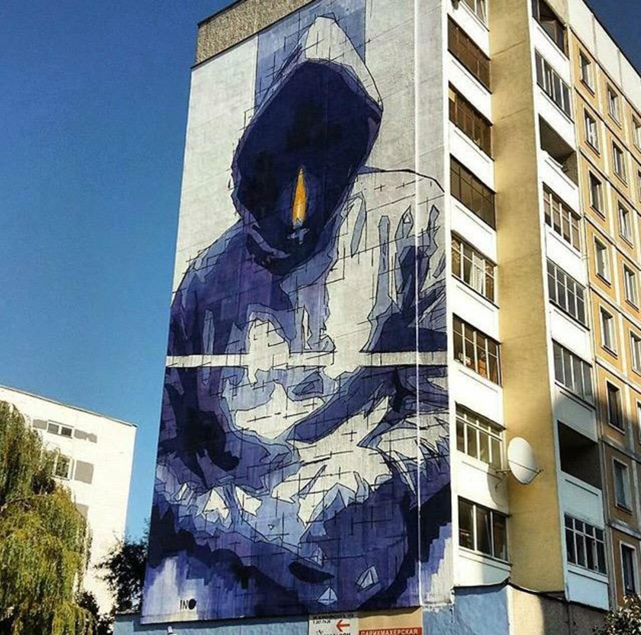 'Man With No Name' 
New Street Art by iNO in Minsk, Belarus 

#art #graffiti #mural #streetart http://t.co/8MsU4bAgDT