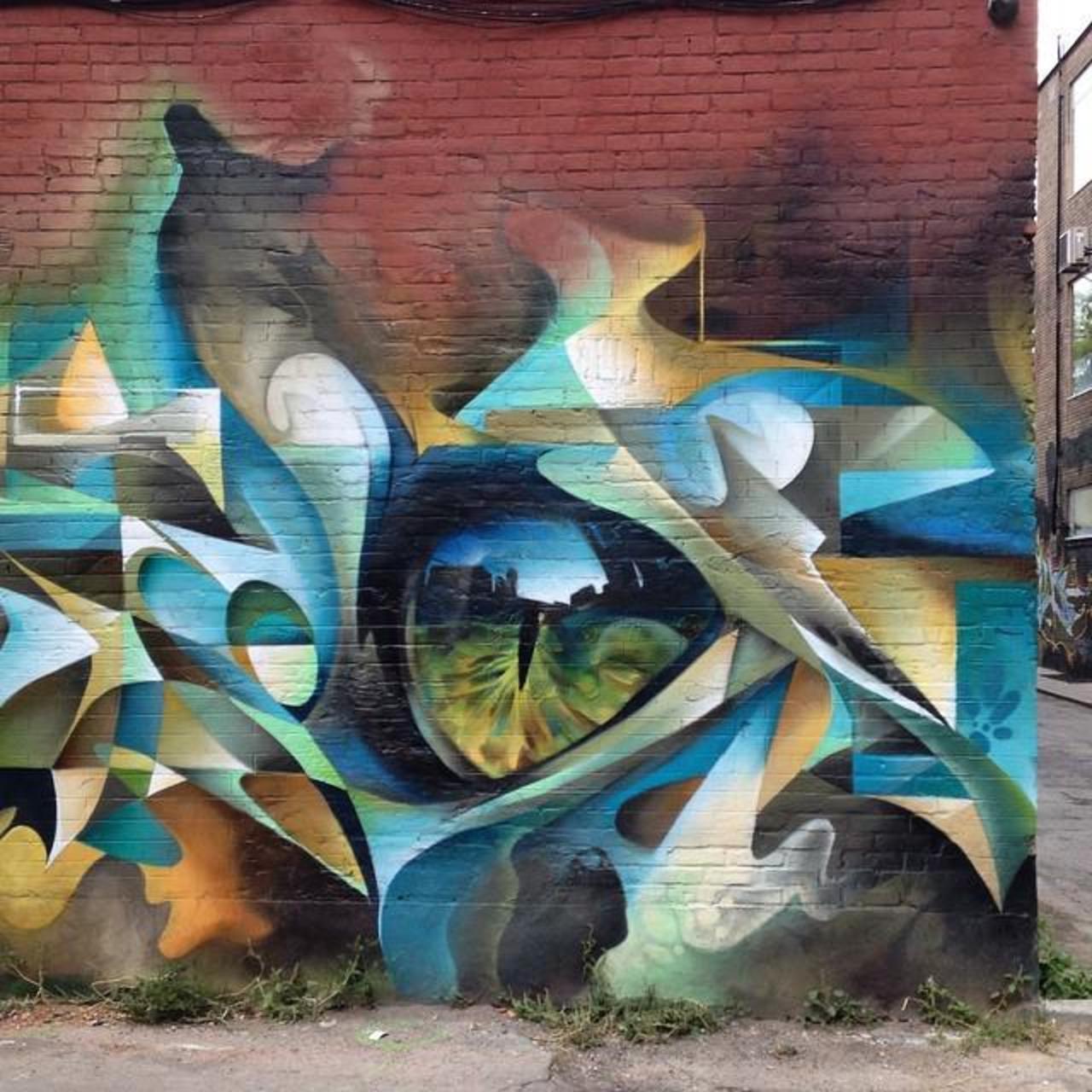 This cat eye is awesome! #toronto #art #streetart #graffiti #graffitti #ontario #streetarttoronto #eye #wall by god… http://t.co/u9n9UII0rV