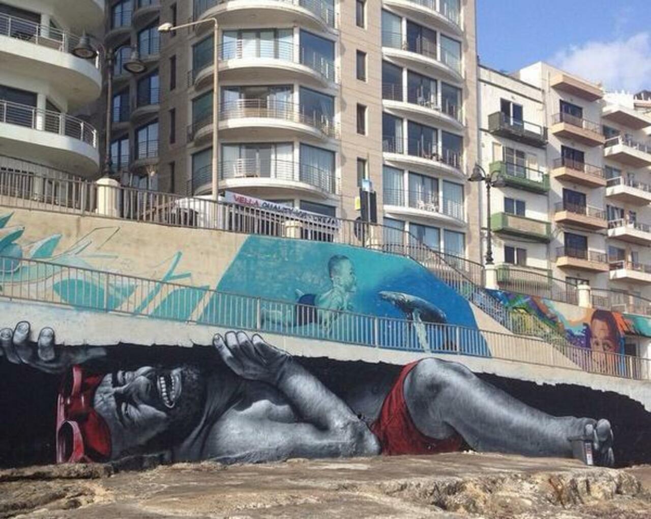 RT @AuKeats: #MTO hyperrealistic #streetart in #Sliema #Malta #switch #graffiti #bedifferent #art #arte http://t.co/jiF6fHqQ2h