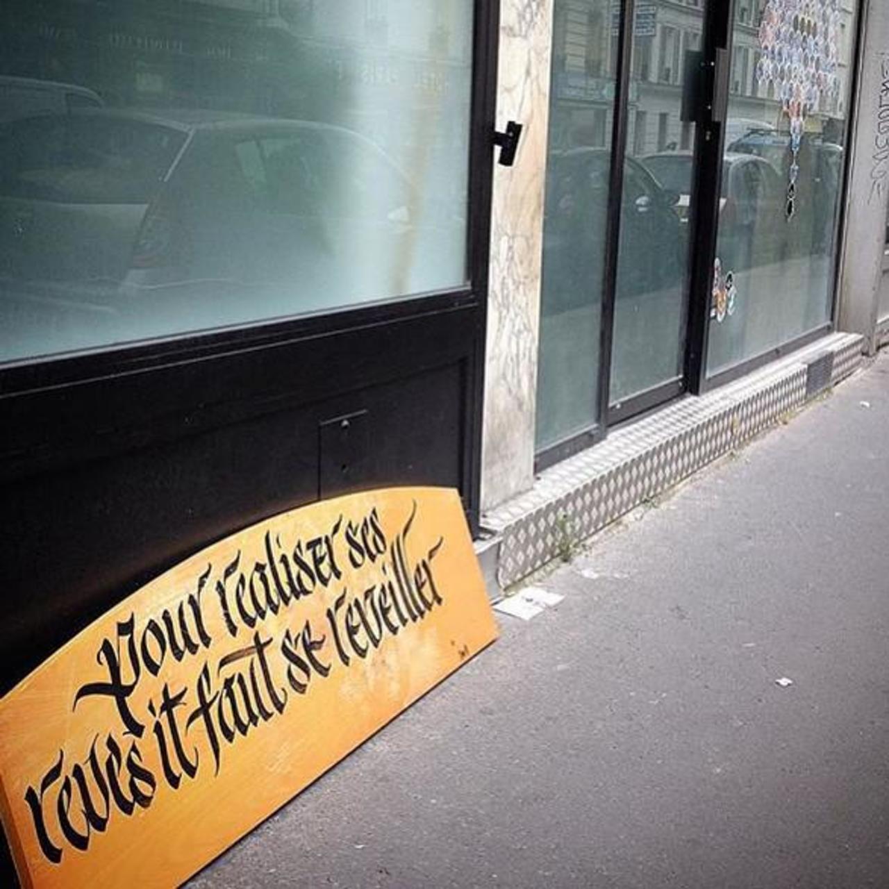 #Paris #graffiti photo by @garbagebeauty http://ift.tt/1Pit7tE #StreetArt http://t.co/lLRxNMZYTY