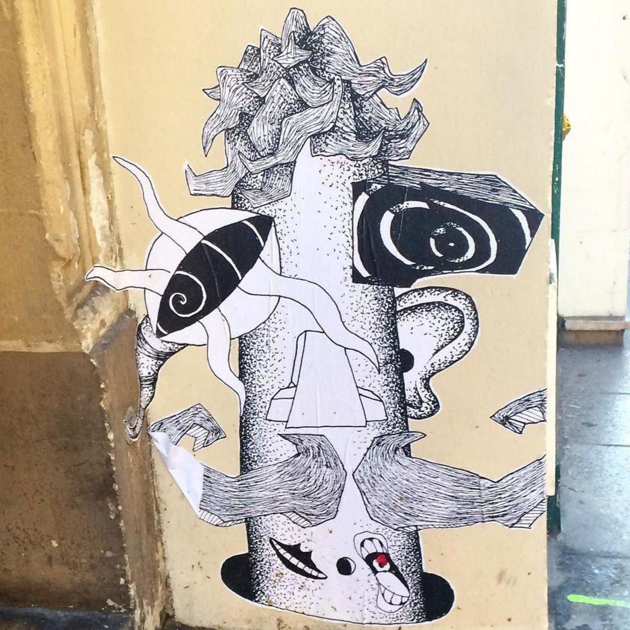#streetart #streetartparis #parisstreetart #graffiti #collage #urbanart by benapix http://t.co/d9xmTqcUxq
