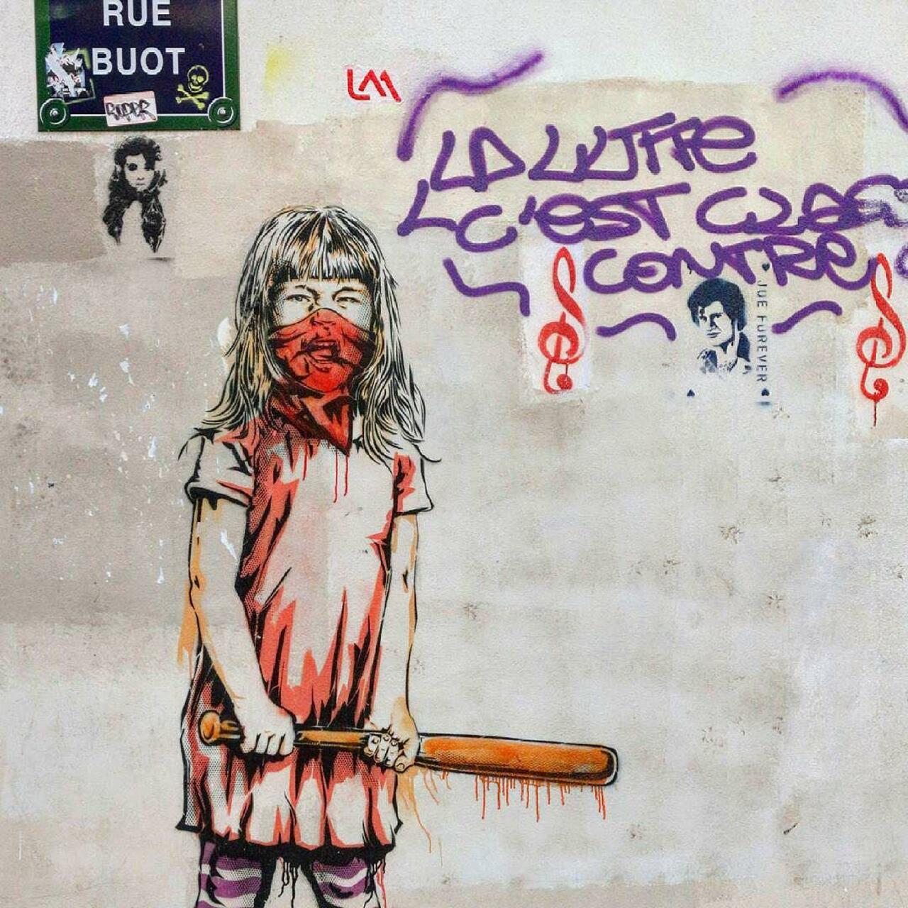 #Paris #graffiti photo by @jpoesse http://ift.tt/1LRt4yg #StreetArt http://t.co/A32LjmGulF
