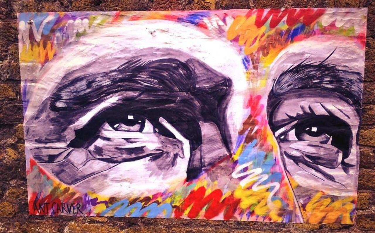 All in the eyes #beautiful #streetart #graffiti #bricklane #antcarver http://t.co/oTdovVramK