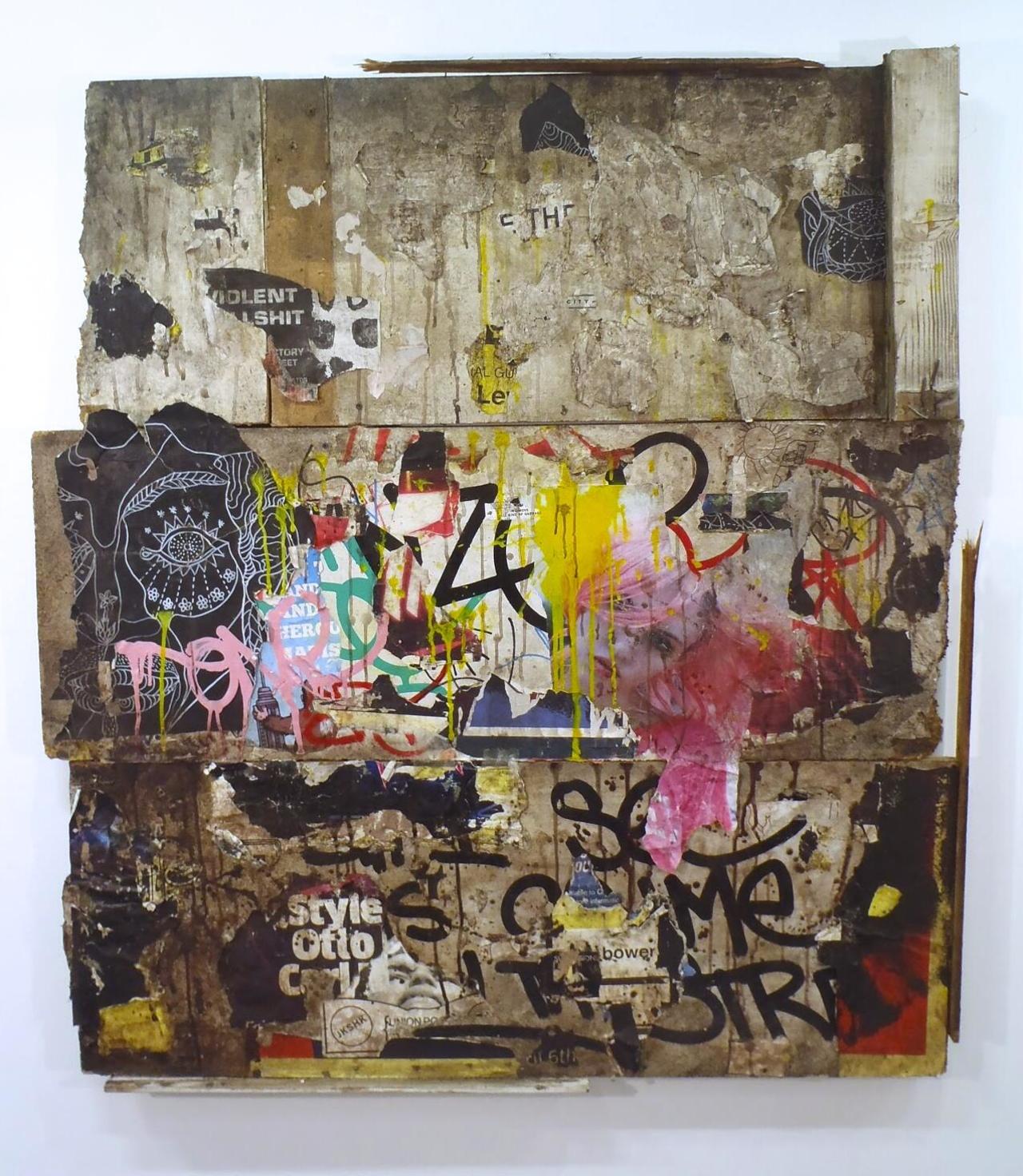 RT @StuartLantry: Check out this older painting- "Williamsburg, 11213" #art #painting #graffiti #collage #streetart http://t.co/wKA03UIuLl