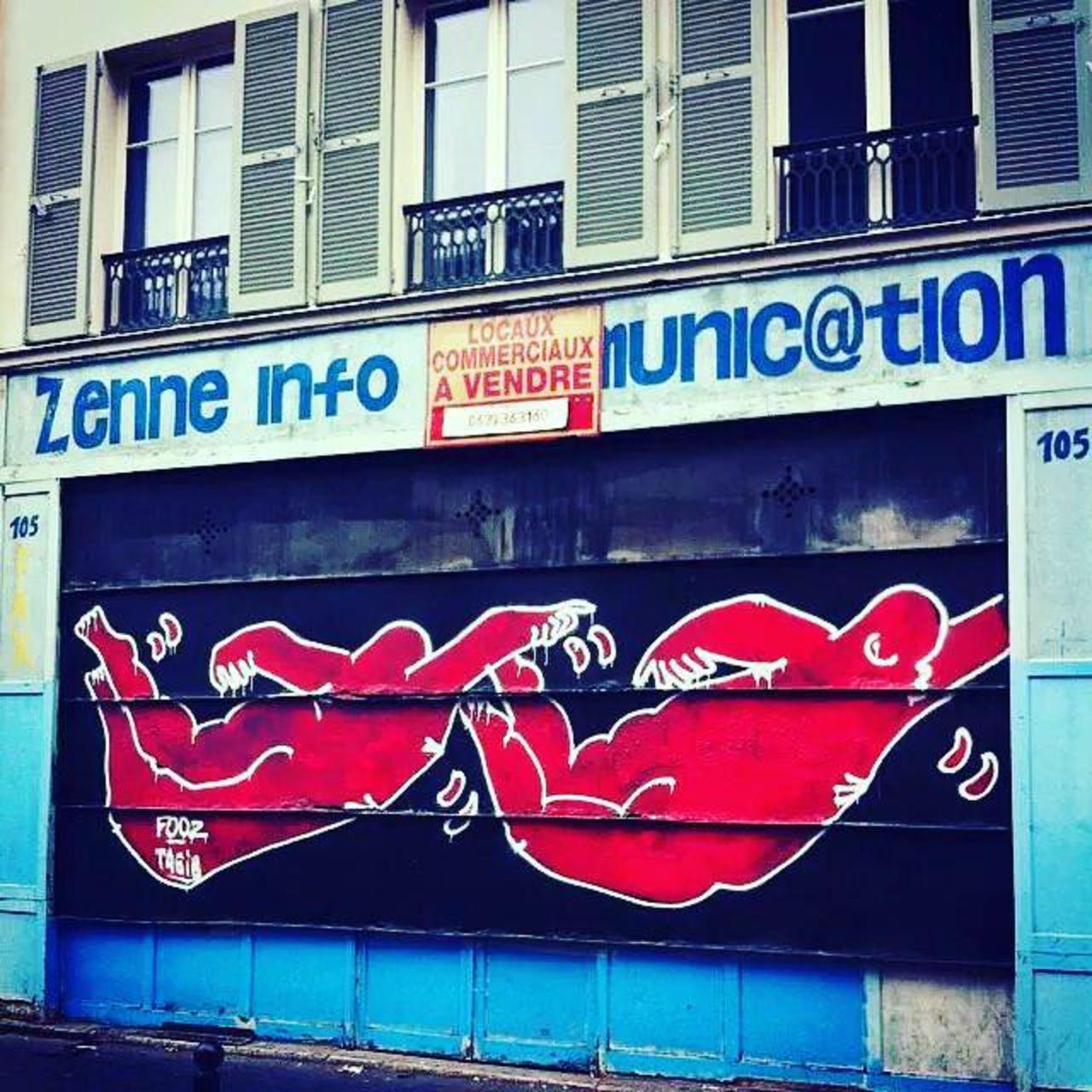 #Paris #graffiti photo by @senyorerre http://ift.tt/1M2YGHi #StreetArt https://t.co/Kdx0Rm657p