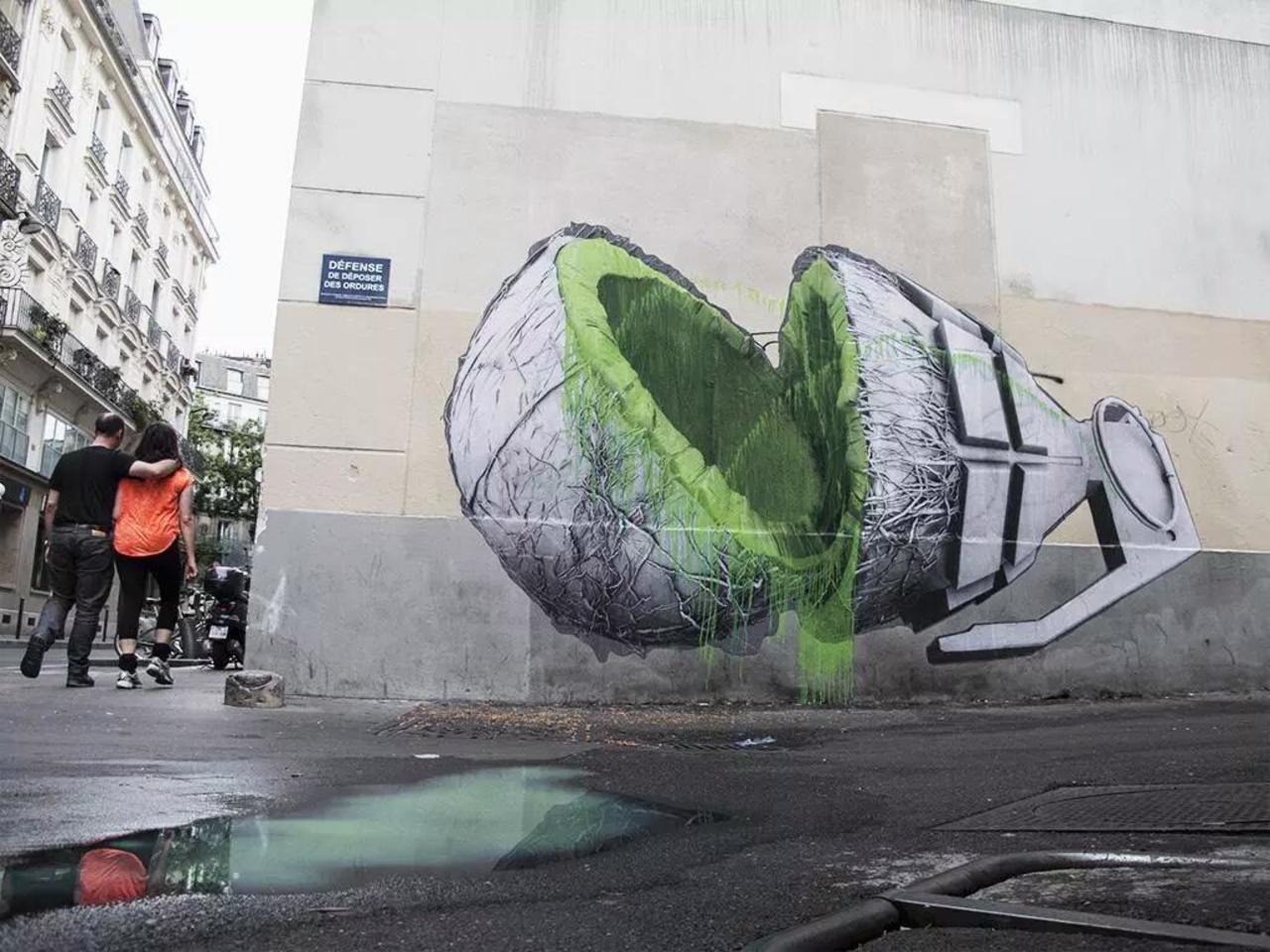 RT @QueGraffiti: "Coco-Grenade", pieza de Ludo en París, Francia #streetart #mural #graffiti #art http://t.co/oXXiZckc13