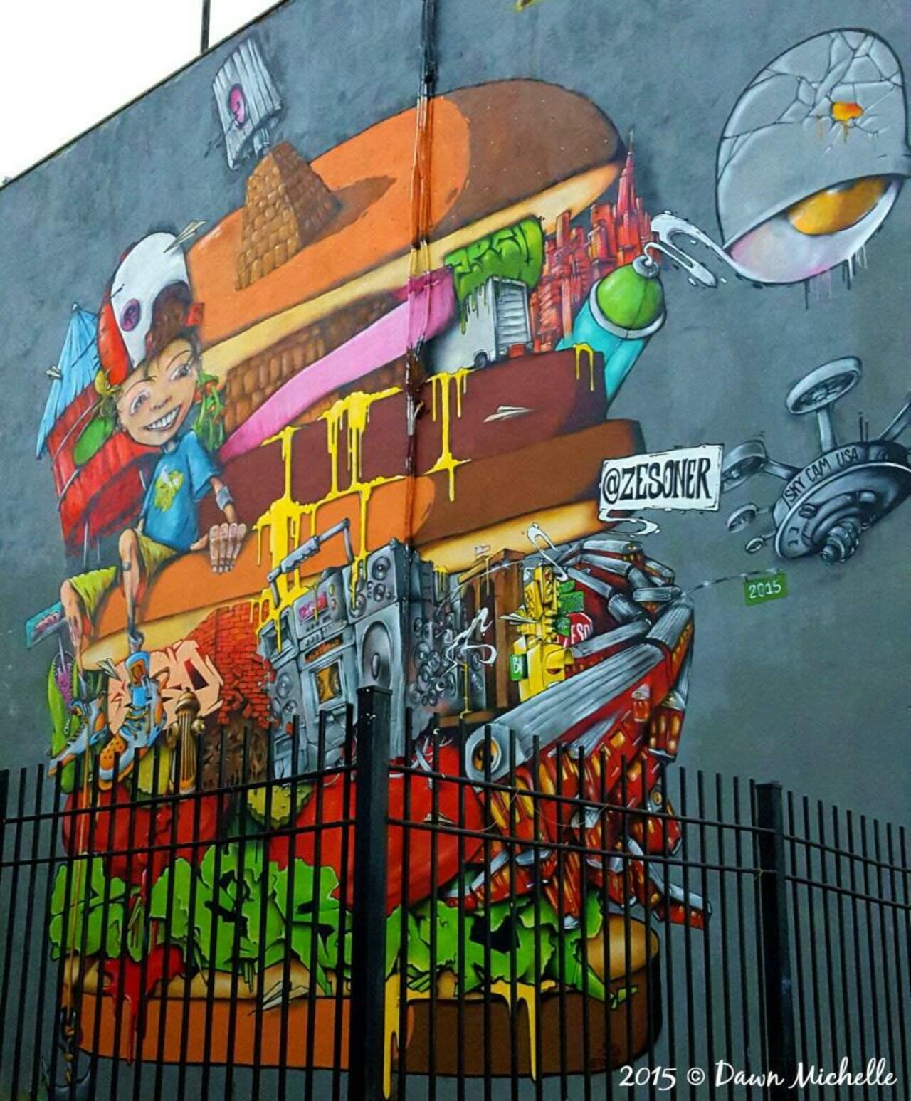 RT @cullin738: A @zesoner burger. #nyc #graffiti #streetart #art #graff @circumjacent @circumjacent @MadeInManchestr @GraffitiFeed https://t.co/WTeYoSclPx