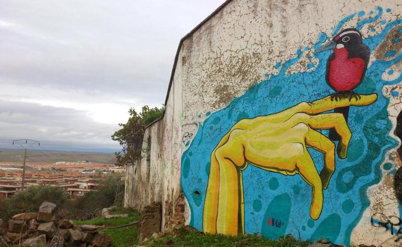 RT @hypatia373: #art #streetart #graffiti by 
#Pekolejo http://t.co/wAGd9Q3GpH