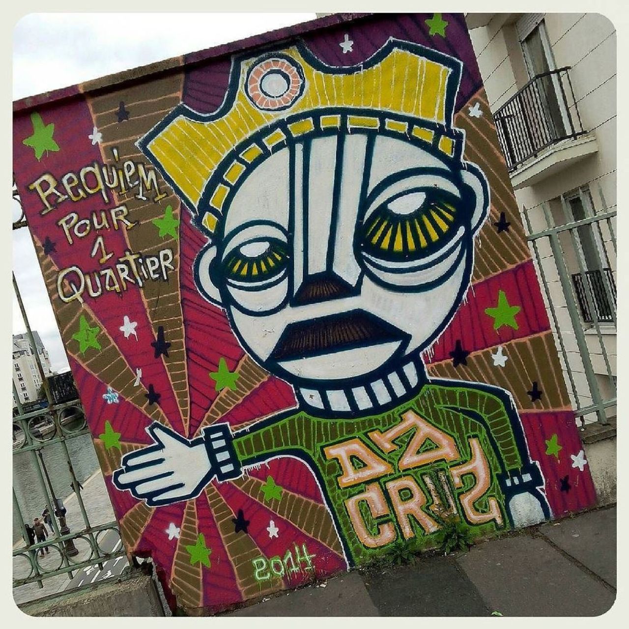 #streetart from #dacruz in #paris 
#streearteverywhere #graffiti #urbanwalls #urbanart #instagraffiti #instagraff #… https://t.co/0cYkwNaZeG