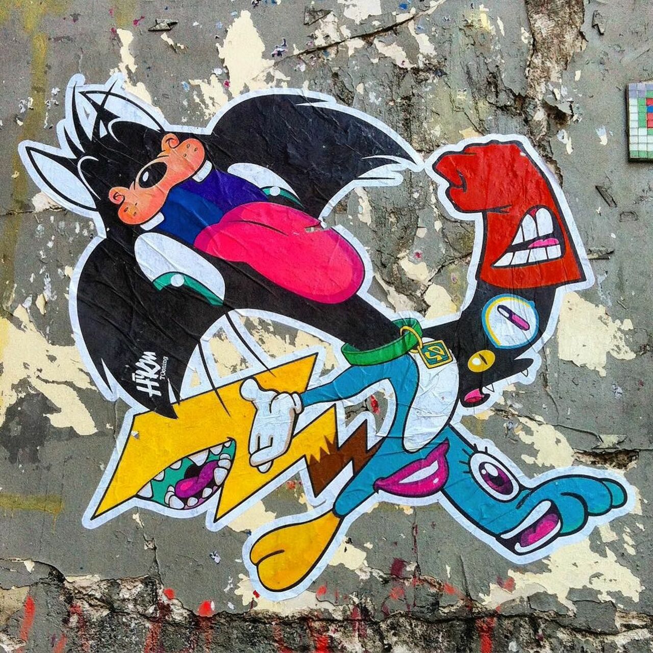 circumjacent_fr: #Paris #graffiti photo by jeanlucr http://ift.tt/1LIkpPi #StreetArt https://t.co/zfRNZtXfY7