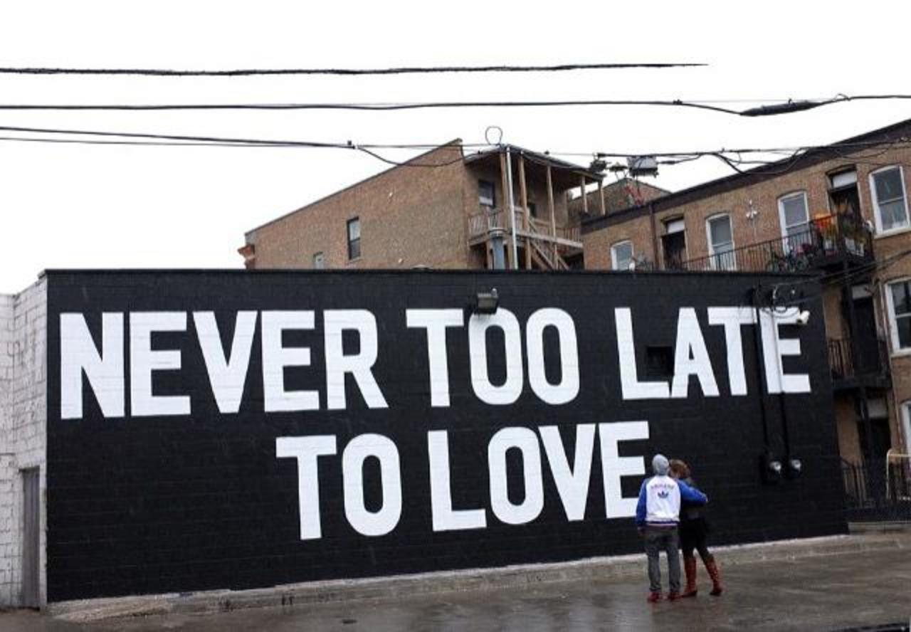 RT @GoogleStreetArt: Never too late to love... 

Street Art by Maserart 
#art #arte #graffiti #streetart http://t.co/NwMxOrBfdA
