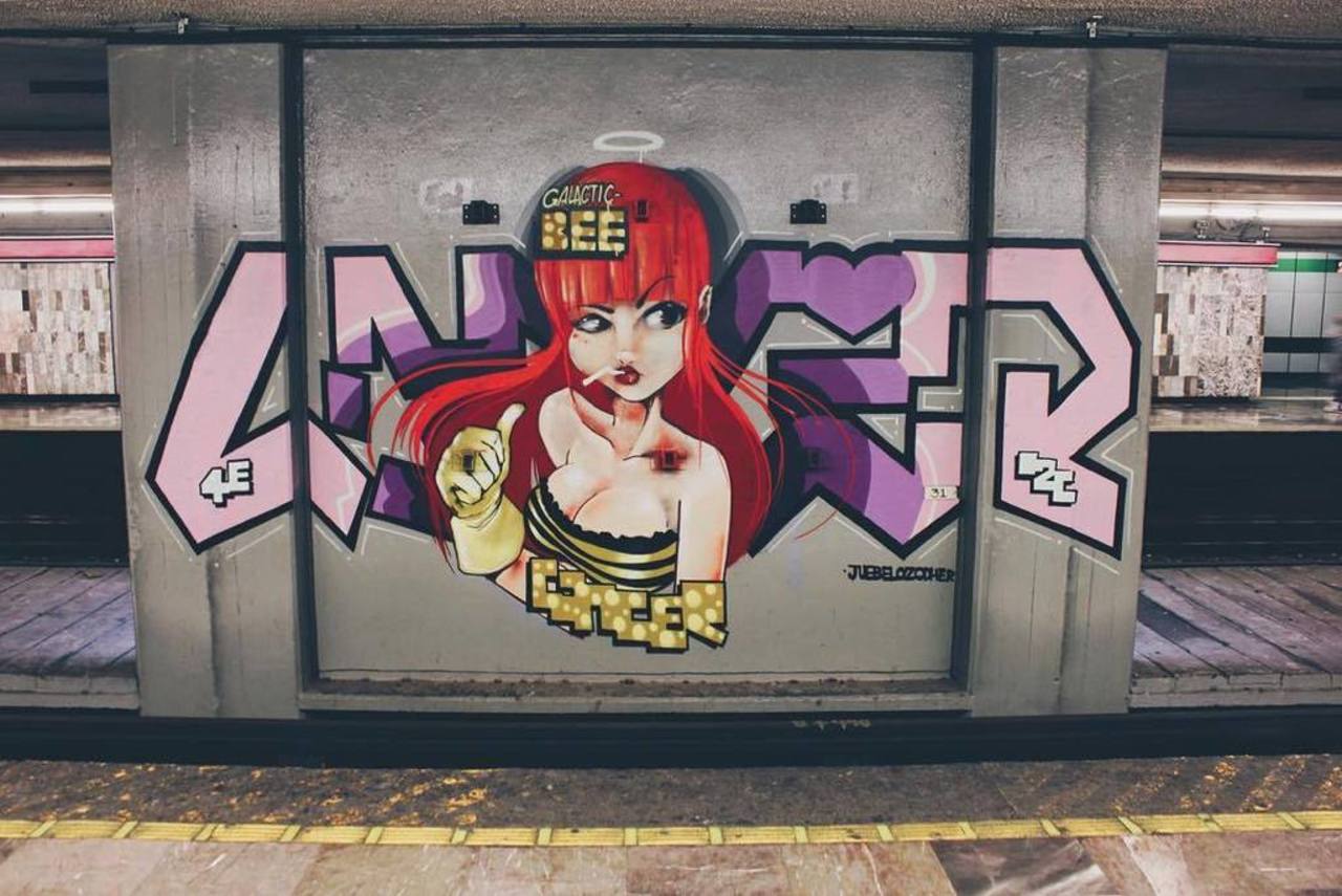 Galactic-BEE | @spraycancer | #UrbanArt #UrbanArtMexico #Street #StreetArt #Art #Graffiti #GraffitiMexico #Spray #S… https://t.co/JswoMvT7SZ