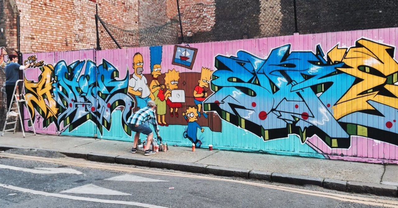 Graffiti Art on the making by @samsuremusic @ante_ltd

#London #graffiti #travelblogger #streetart #shoreditch https://t.co/FdI7J70x8K