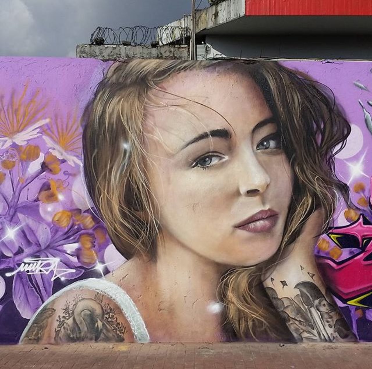 RT belilac "New Street Art by Mantarea 

#art #graffiti #mural #streetart https://t.co/U038PzVuGN"