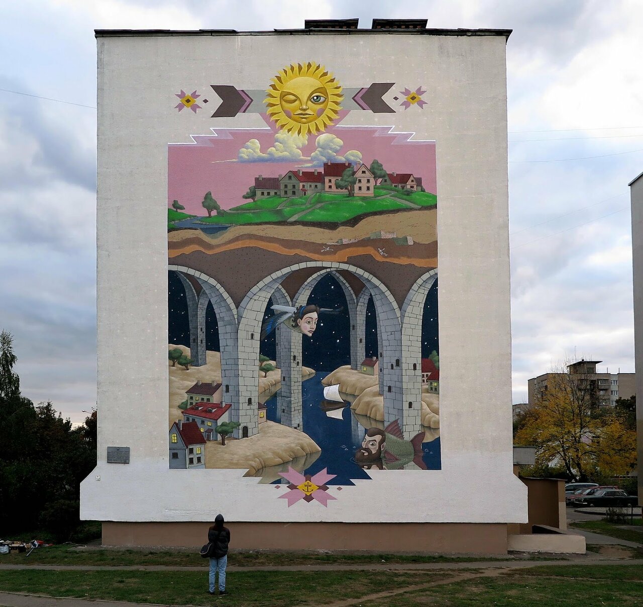 Kislow produces a new mural in Minsk, Belarus. #StreetArt #Graffiti #Mural https://t.co/tMF9c5ePI5