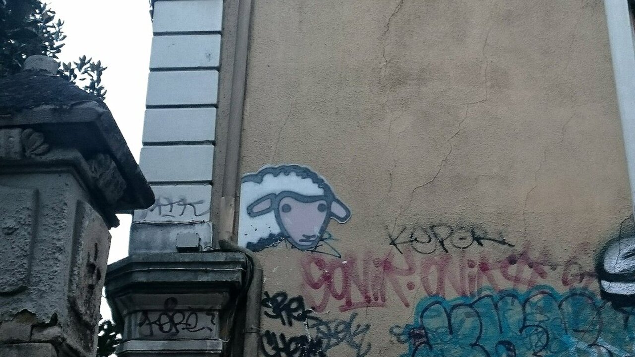 Street Art by the sheepest in #Grenoble http://www.urbacolors.com #art #mural #graffiti #streetart https://t.co/Ymp5ULRMGB