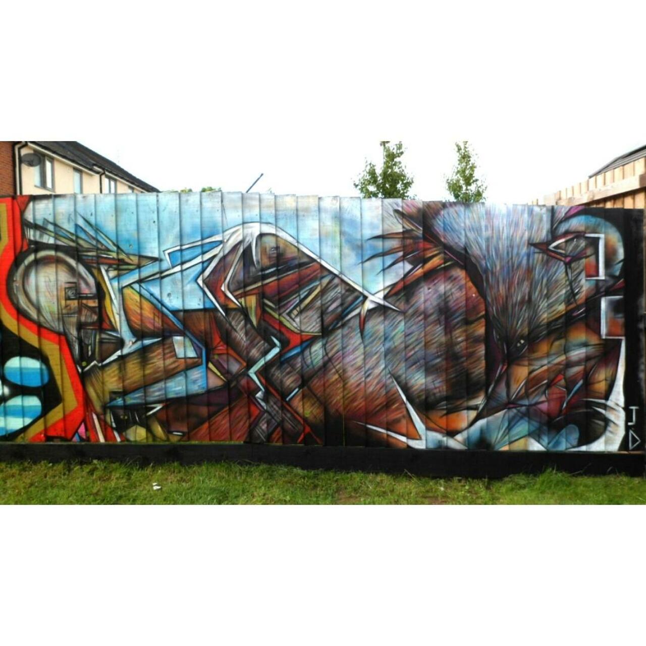 RT @jdaviesarts: Garden commission. Spray paint. 2012. JD. #contemporarypainting #painting #art #graffiti #streetart #culture #artist http://t.co/GHJ14ibvED