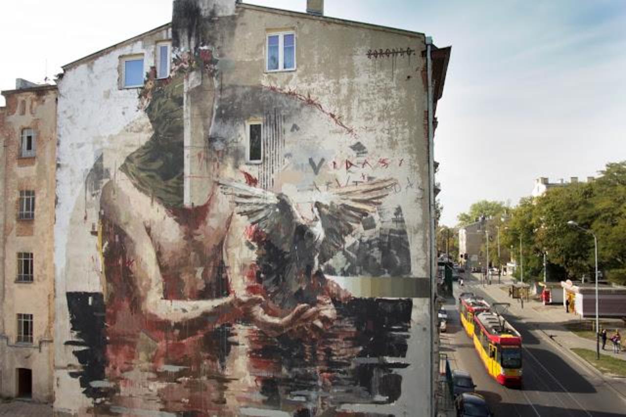 #Streetart News [wall 10]  - #Borondo (Spagna) a #Lodz in #Polonia http://wp.me/p2eUTF-cRd #arte #art #graffiti https://t.co/1My4tcfE9s