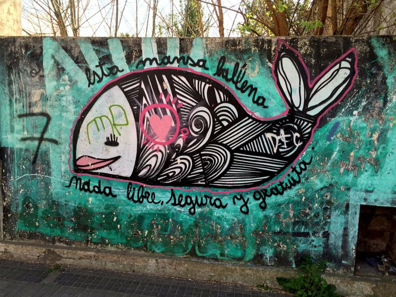 RT @DickieRandrup: #Graffiti de hoy: « This docile whale swims free, safe and idle...» Calle11 65y66 #LaPlata #Argentina #StreetArt https://t.co/32YlAHXExf