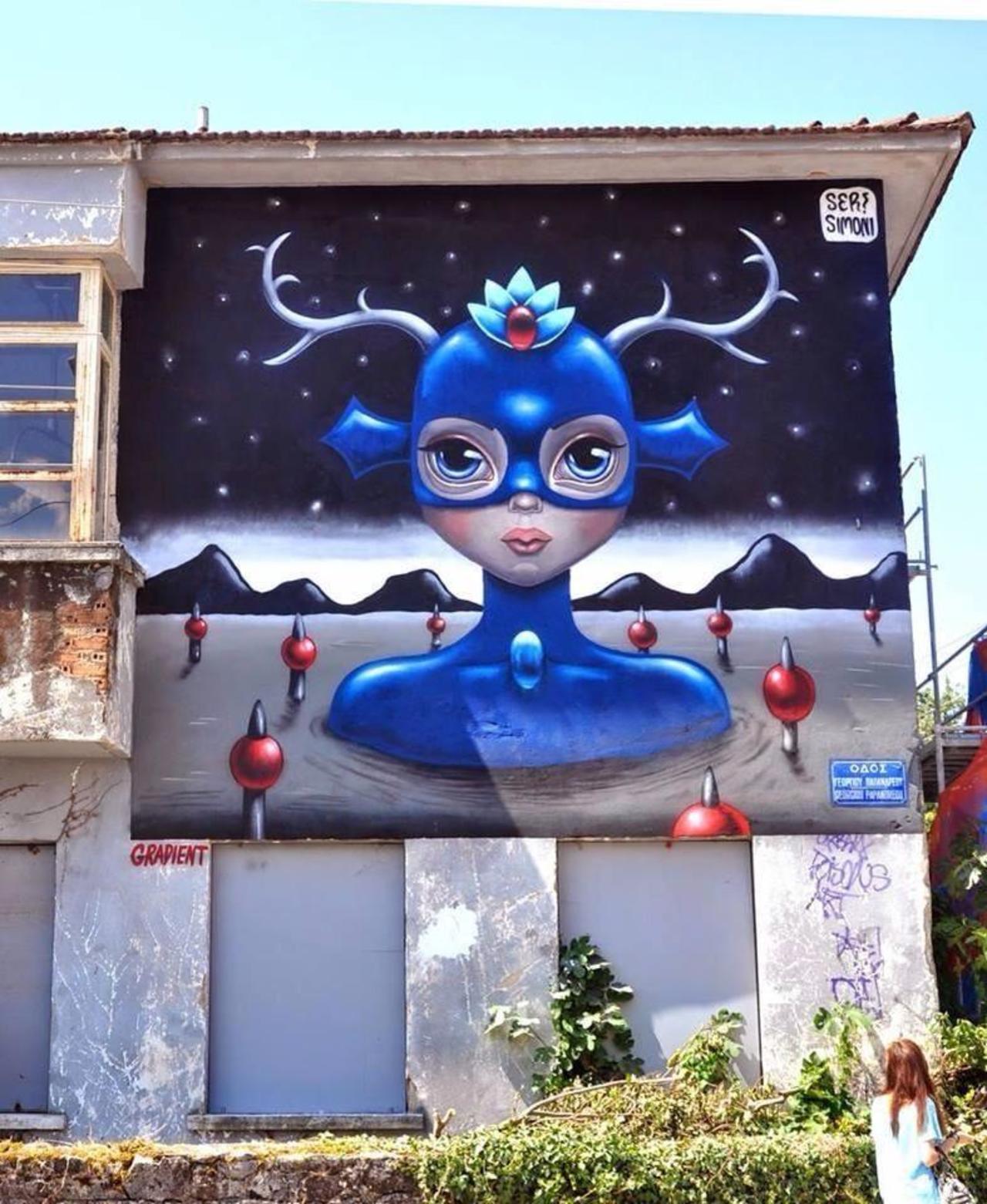 RT @designopinion: Simoni Fontana & Argiris Ser new unique Street Art mural in Loannina, Greece #art #mural #graffiti #streetart https://t.co/7o56KAHmiT
