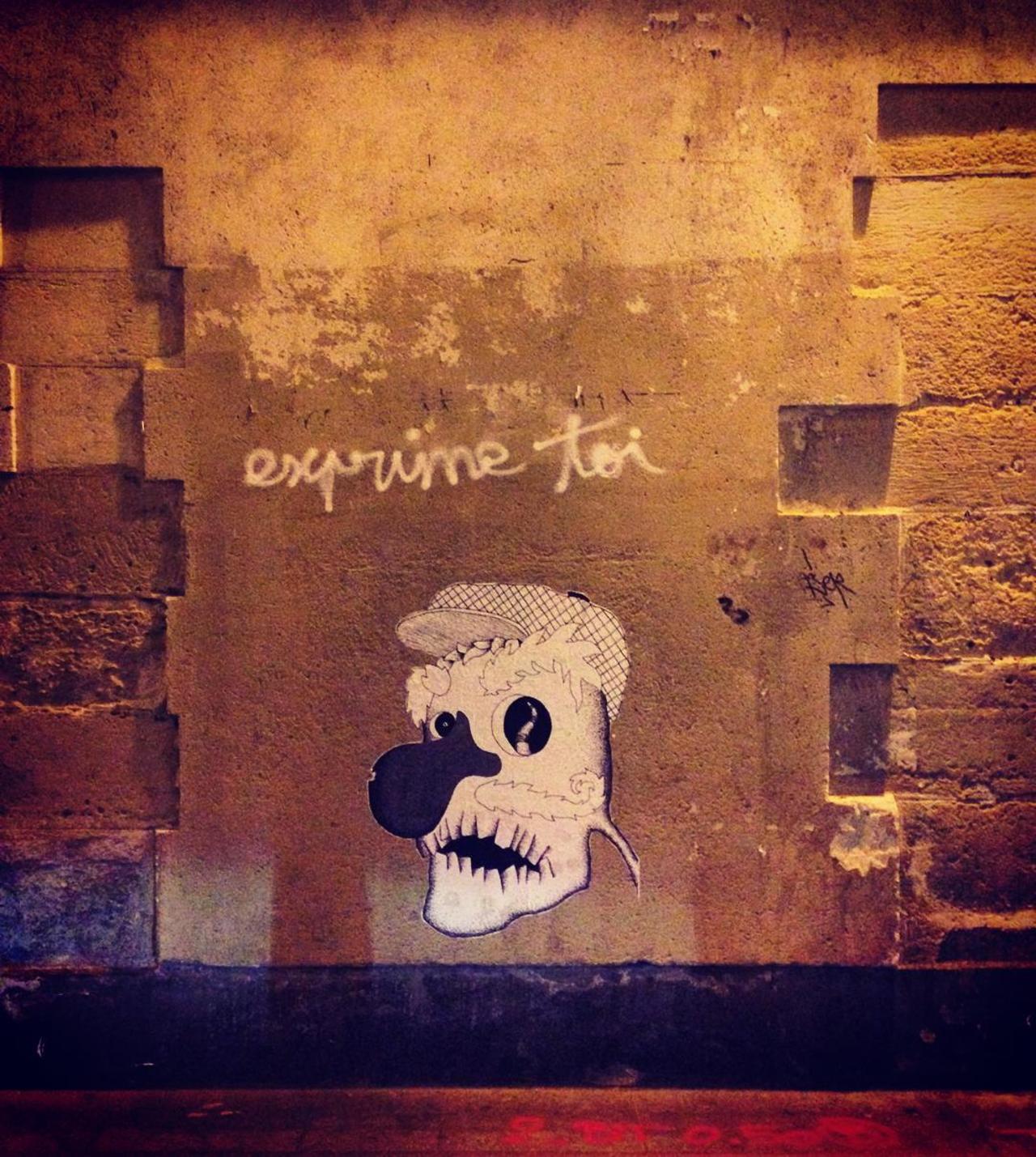 #Paris #graffiti photo by @streetrorart http://ift.tt/1H0BjGW #StreetArt https://t.co/cTPivZ6Kg8