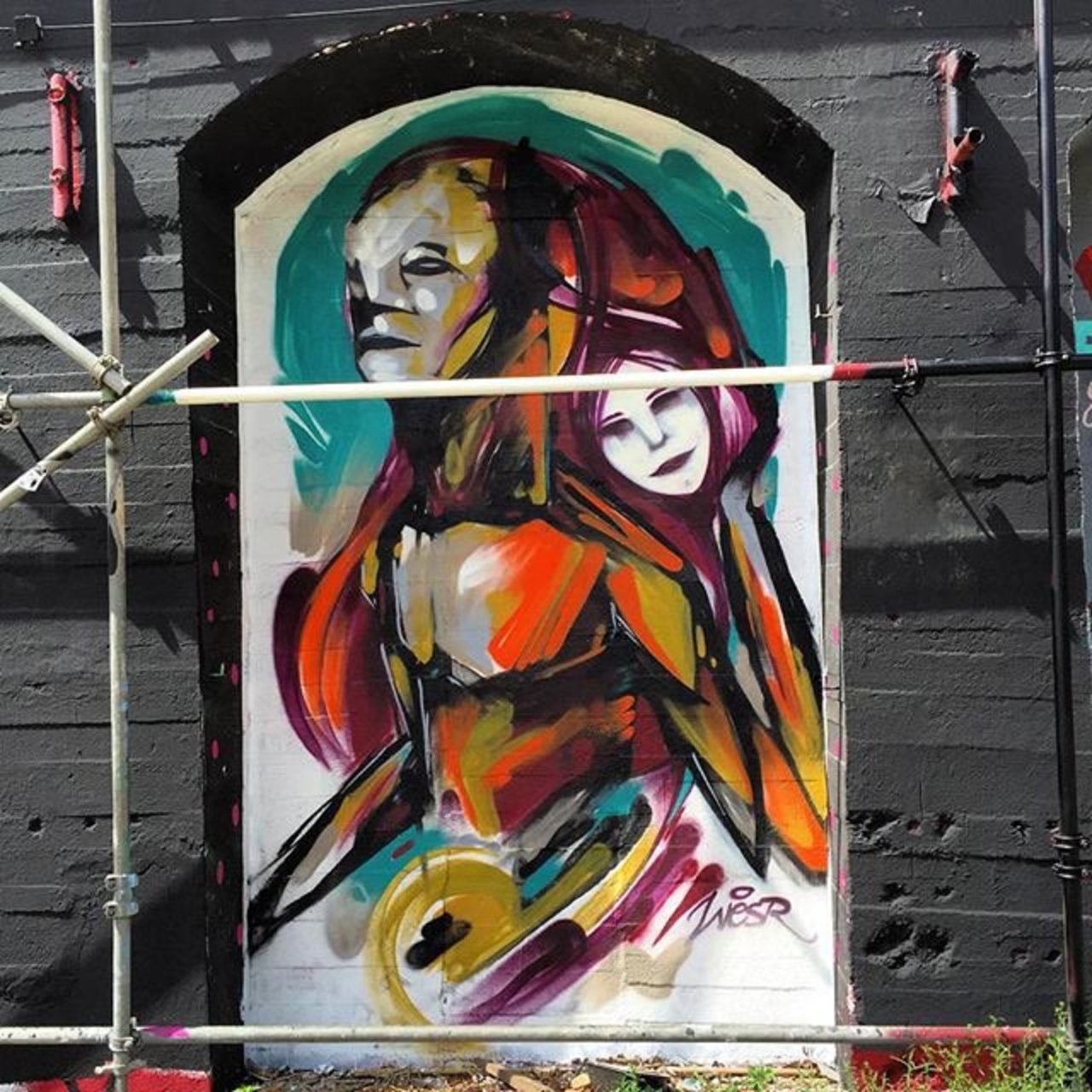 RT @weigeltw: Artist: @w3sr 'One more reason to be alive'  #streetart #streetartberlin #art #graffiti #gatekunst #2015 #urbanart https://t.co/ot7zQJSyxZ