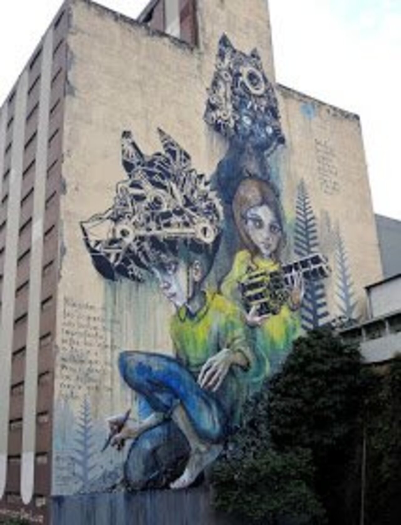 RT @AuKeats: #Herakut & #M-City #streetart #mural in #SaoPaulo #Brazil #switch #bedifferent #graffiti #arte #art https://t.co/ONekkyrk9l