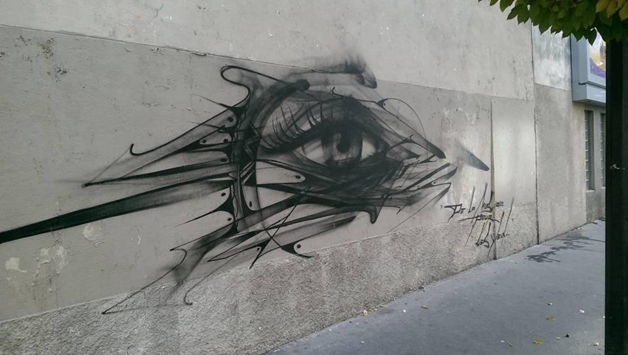 'Music For The Eyes', a new artwork by Hopare in Paris, France. #StreetArt #Graffiti #Mural https://t.co/WmpvbJgEN9
