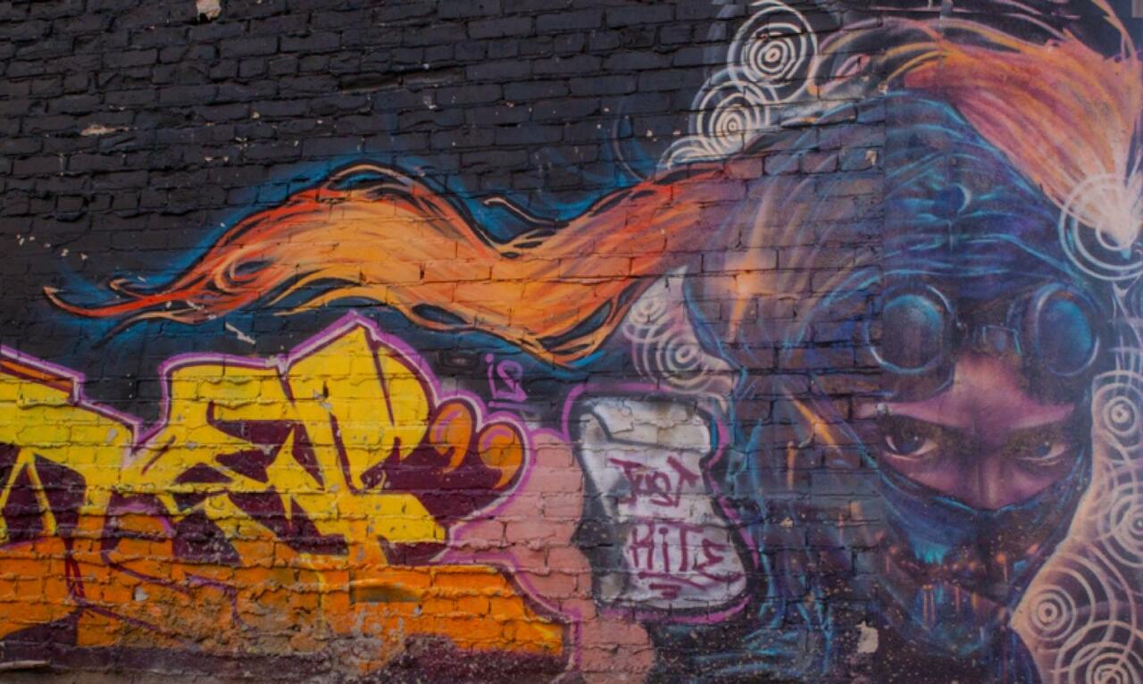 RT @Joannechimenti: #RoadWarrior #DesertStorm #FightForYourRight #streetart #graffiti #colour #art #urban #spray #photo #yyz http://t.co/9v4VzADKHy