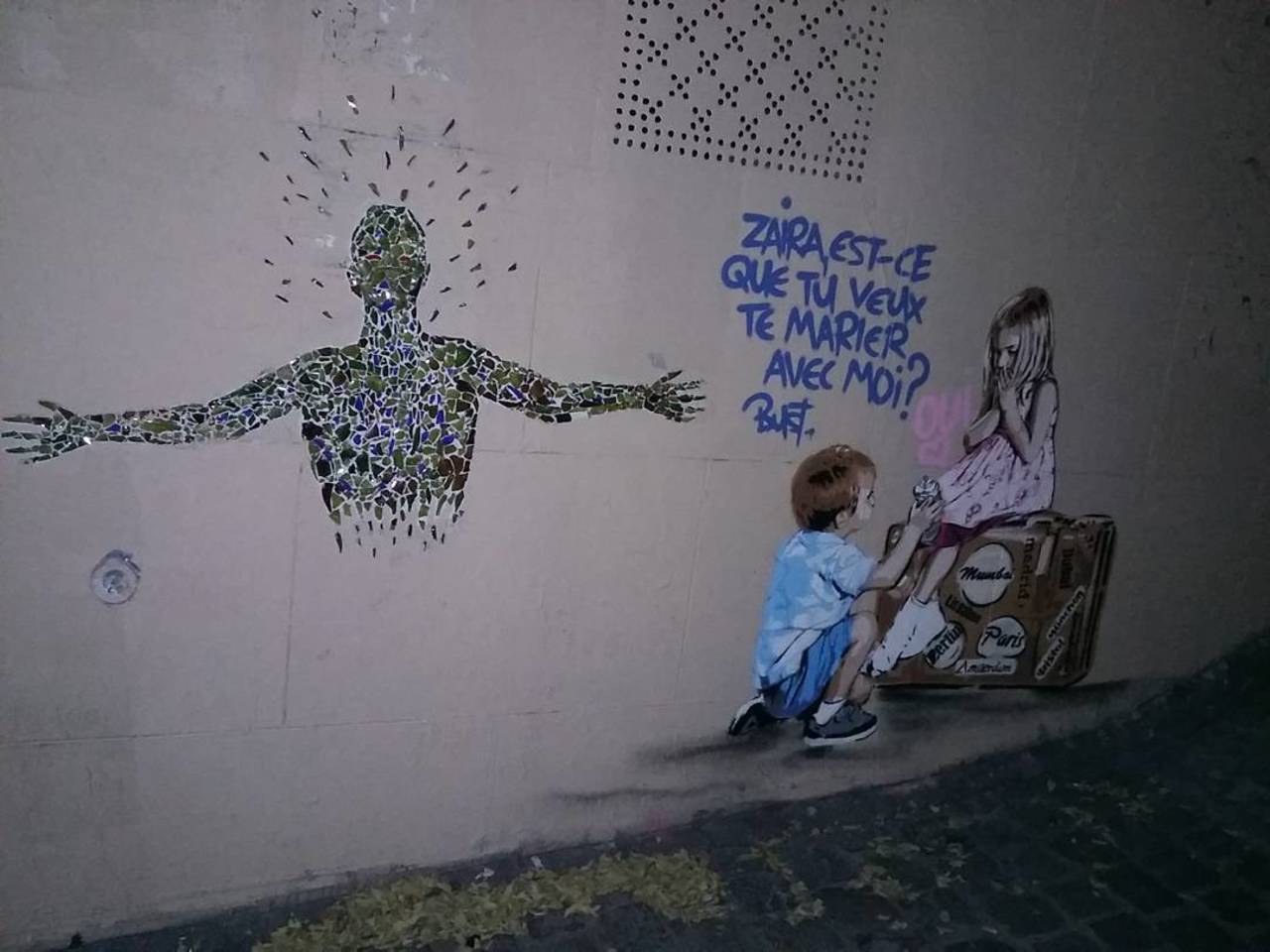 #Paris #graffiti photo by @tangereena http://ift.tt/1R9HgXW #StreetArt https://t.co/64Iiba2kb7