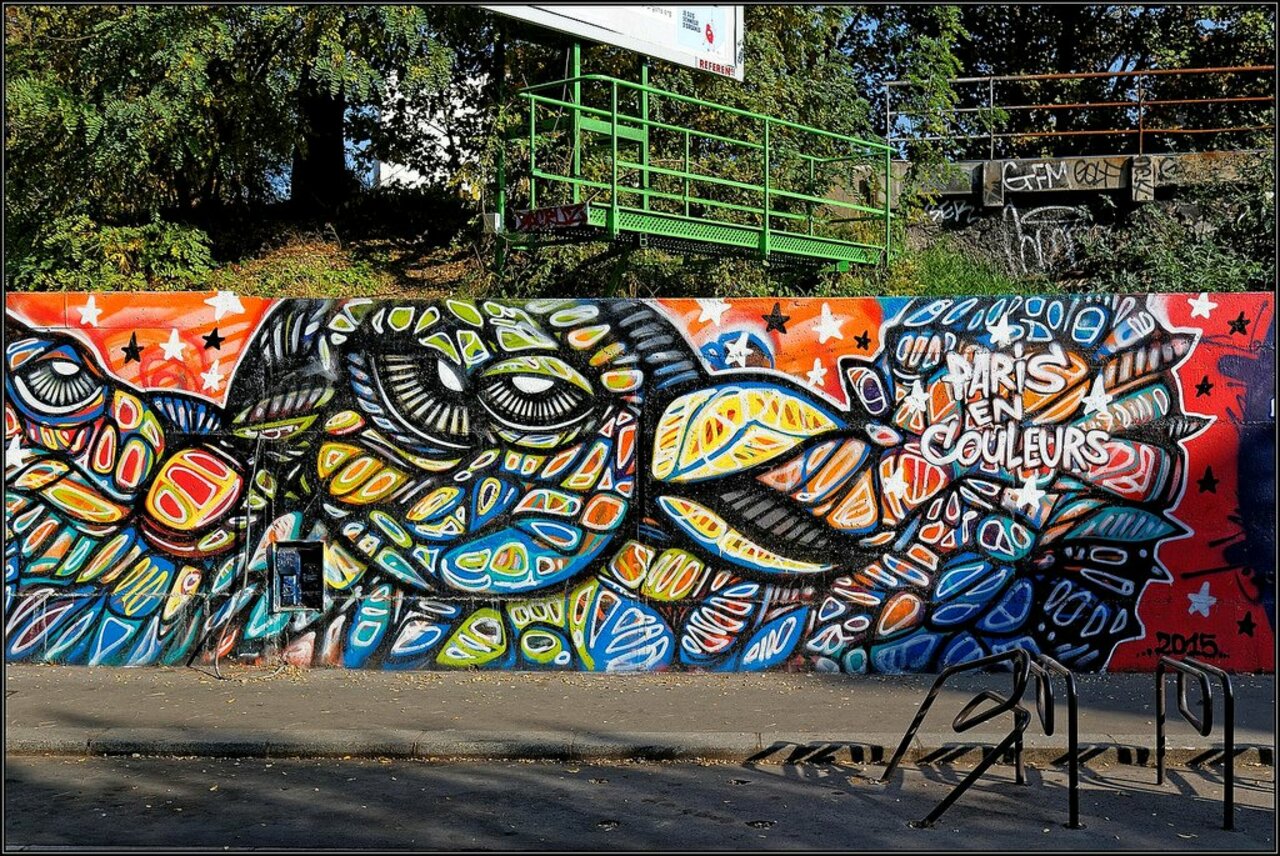 RT @urbacolors: Street Art by Da Cruz in #Paris http://www.urbacolors.com #art #mural #graffiti #streetart https://t.co/9SqIdKZuVX